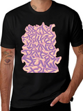 Graffiti Alphabet Black T-Shirt