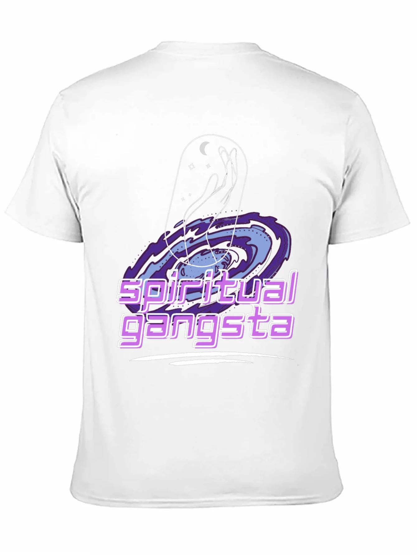 Spiritual Gangsta Graphic Tee - Cosmic Design