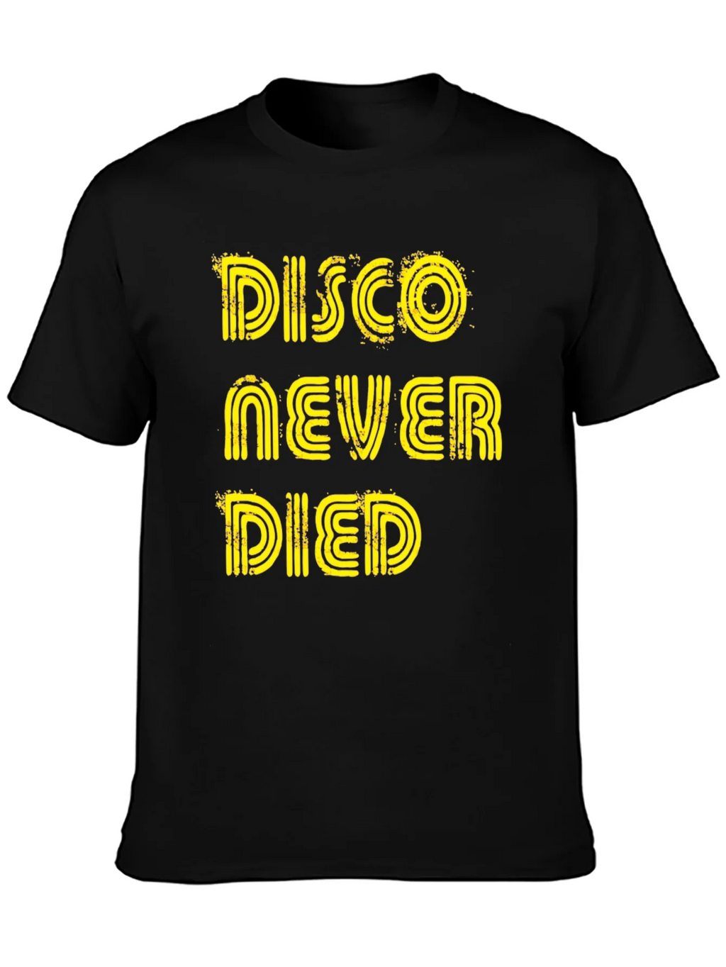 Disco Never Died Graphic Tee - Black