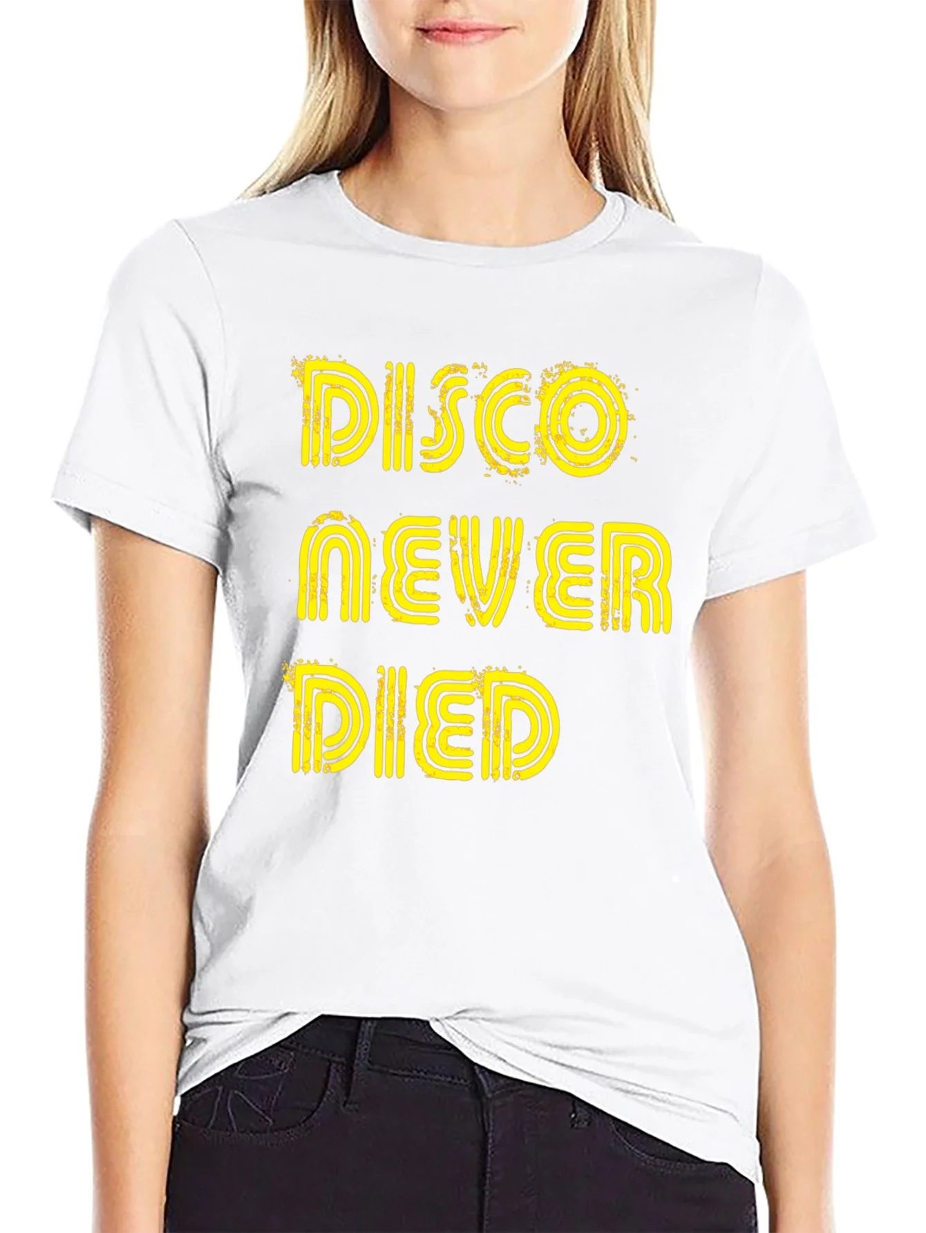 Disco Never Died Graphic Tee - Black