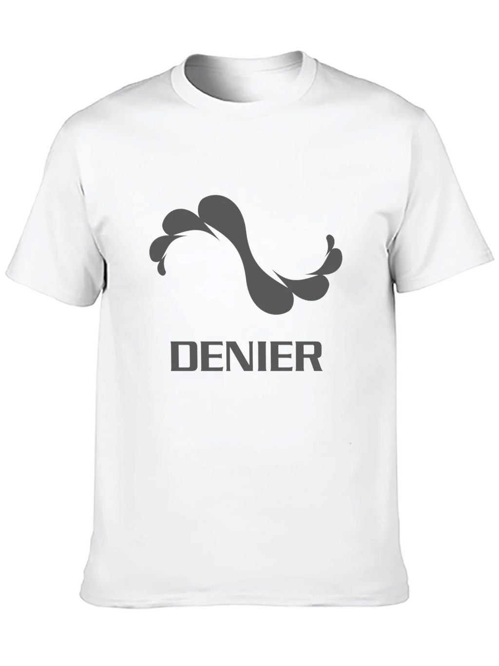 Denier Graphic Tee - Stylish Mens Black T-Shirt