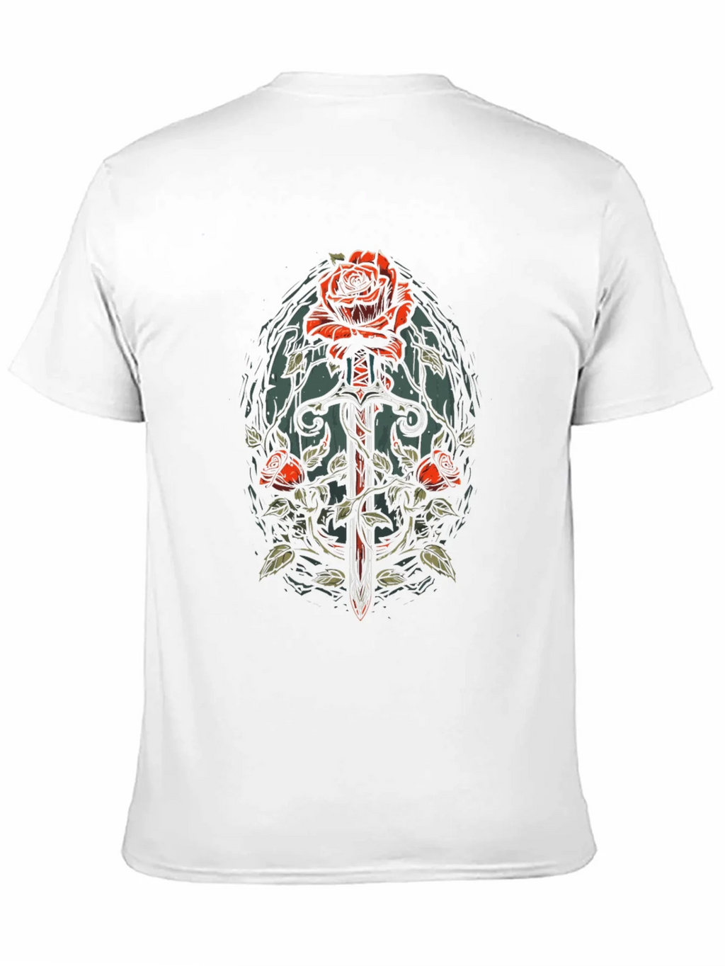 Rose and Sword Graphic Tee