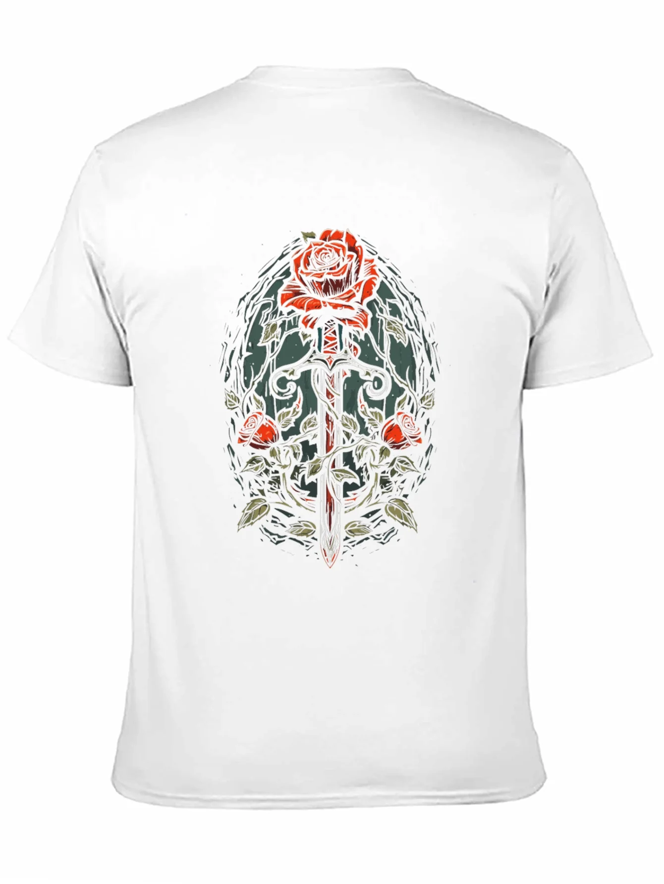 Rose and Sword Graphic Tee